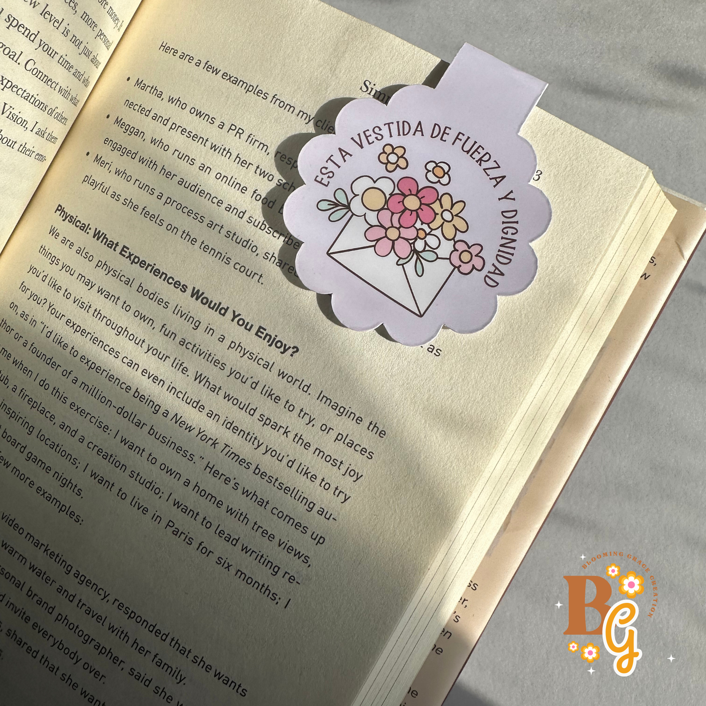 She Is Clothed in Strength and Dignity – Magnetic Bookmark (English & Spanish)