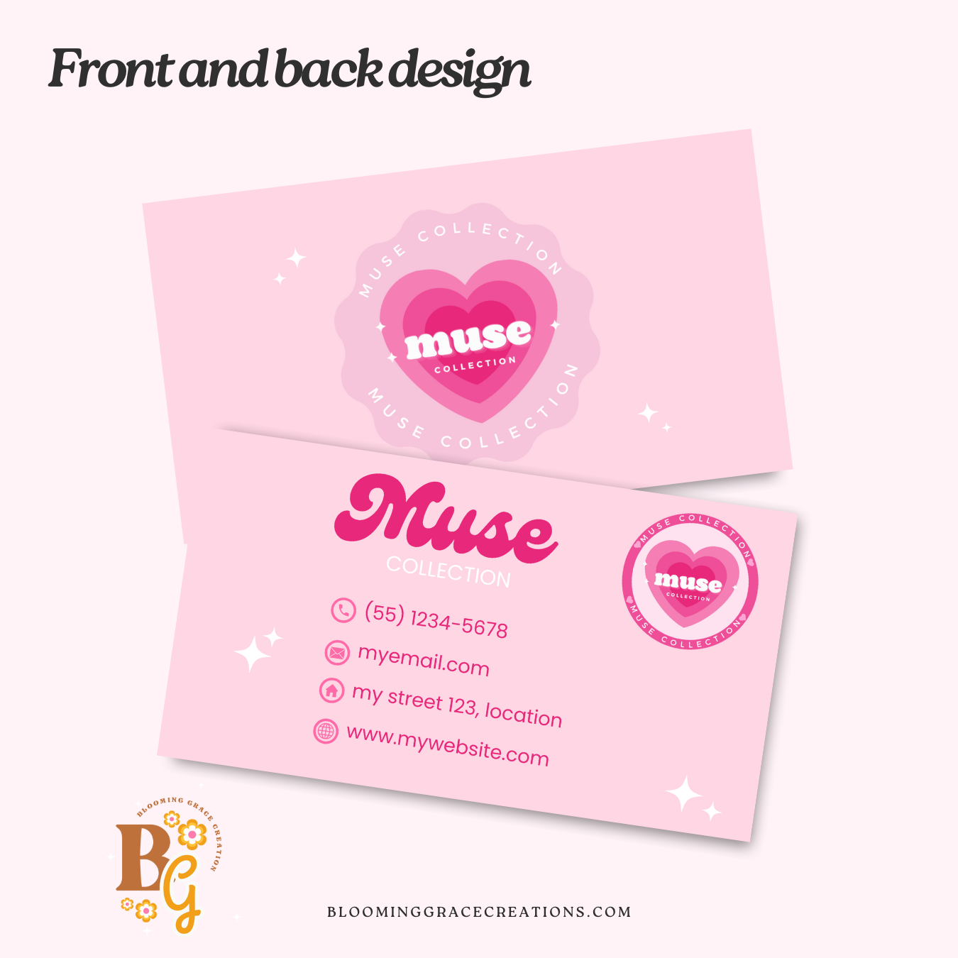 DIY business card template