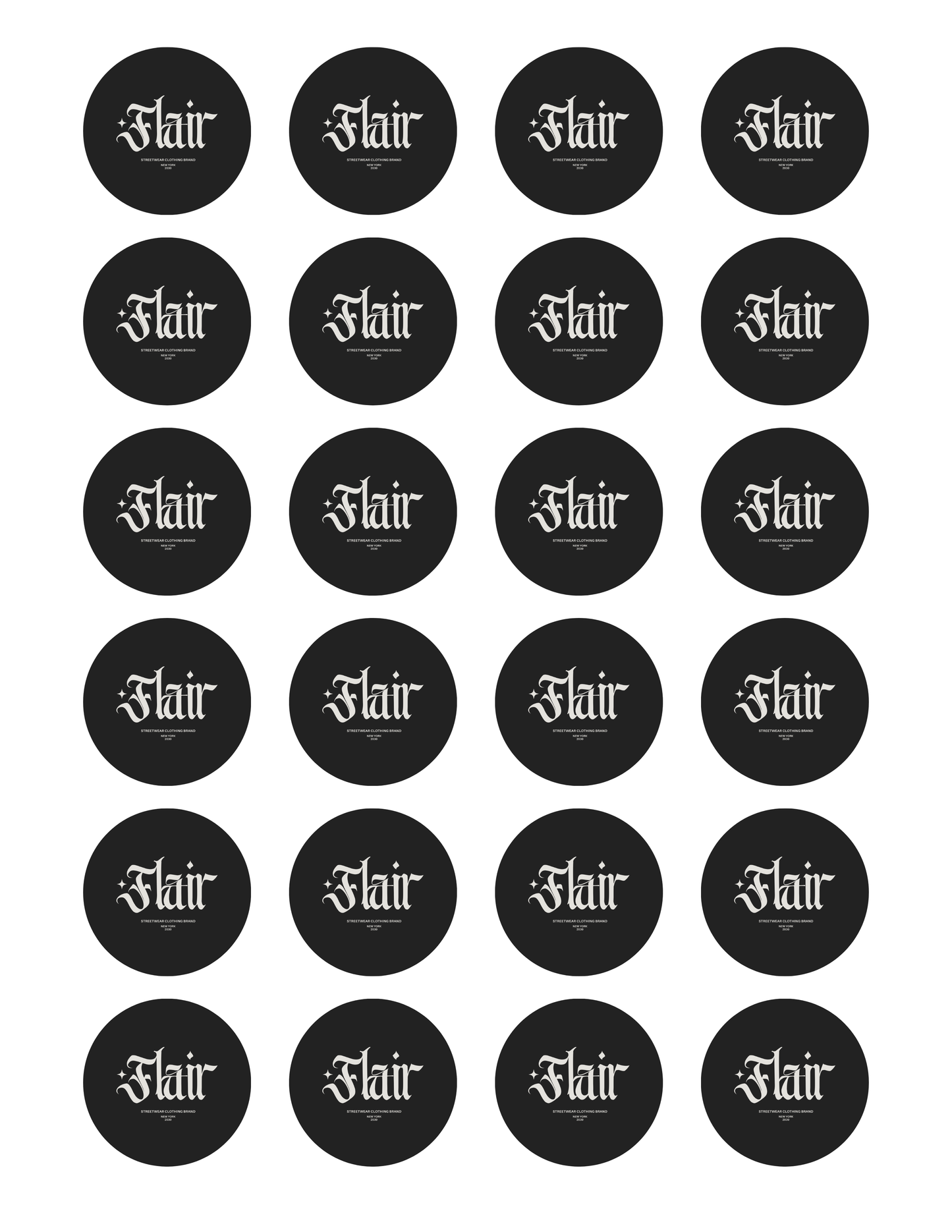 Custom Business Logo Sticker Pack