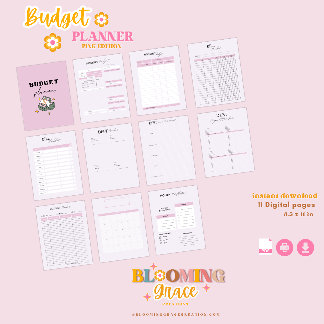 10 digital Budget planner