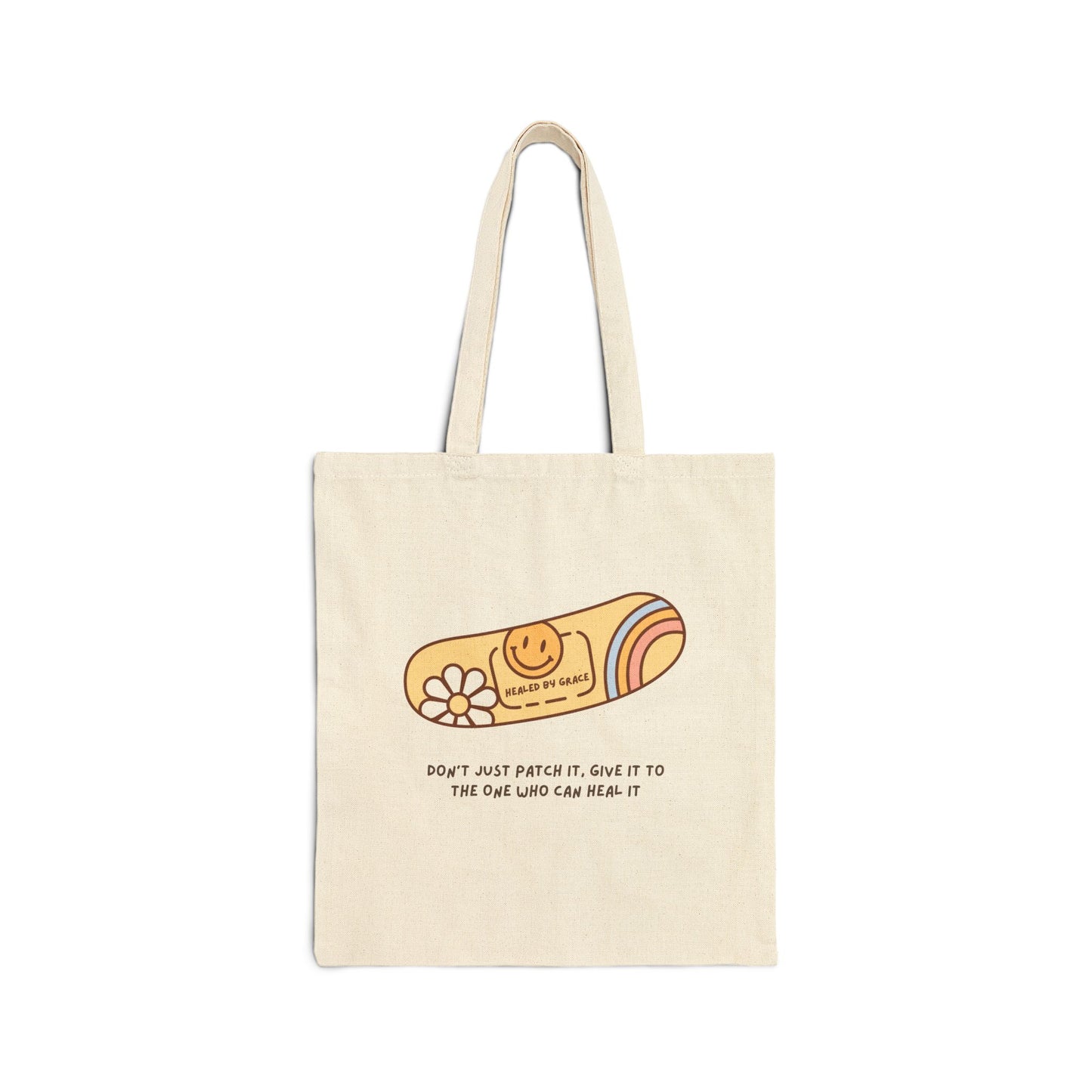 Healed by Grace Tote Bag – Faith-Based Encouragement for Everyday Healing