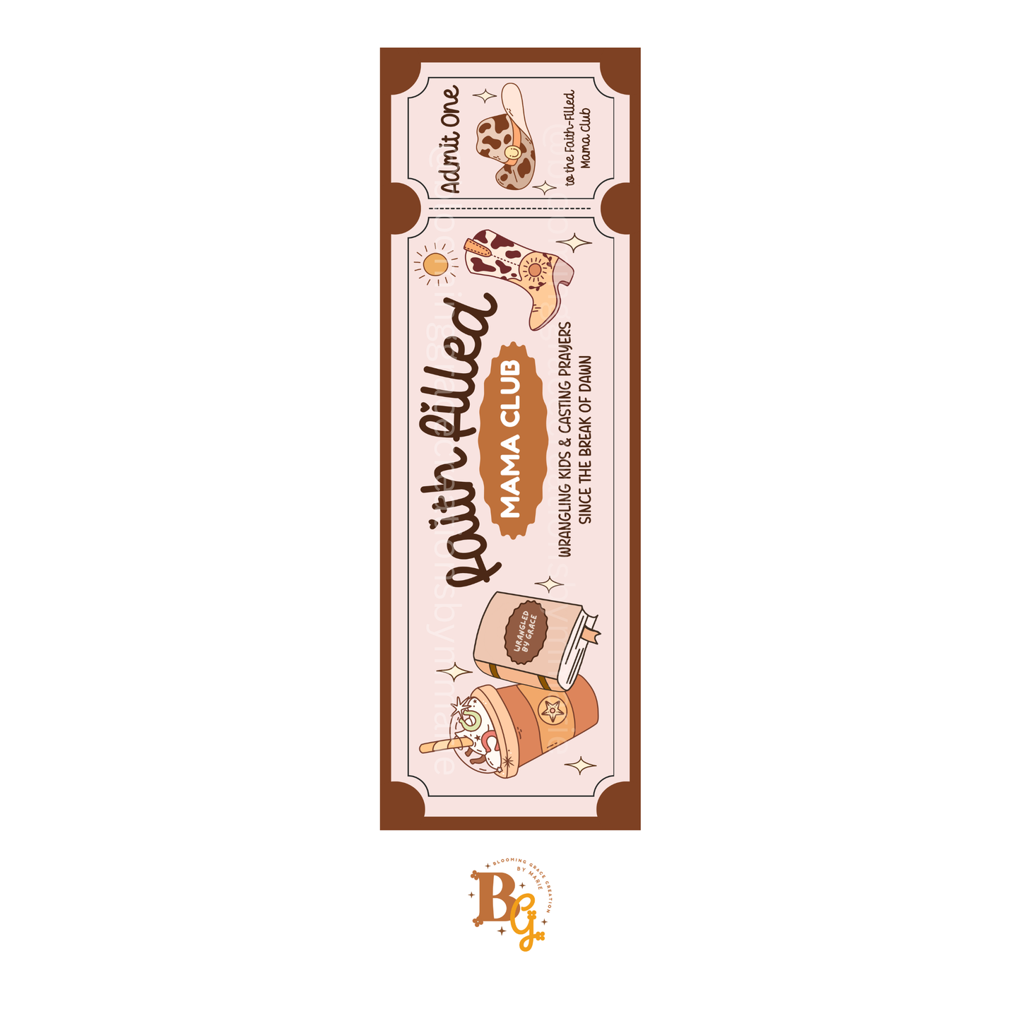 Faith Filled Mama Club Bookmark