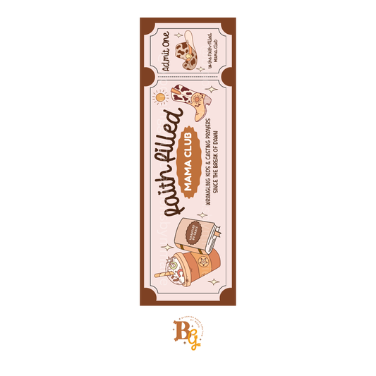Faith Filled Mama Club Bookmark