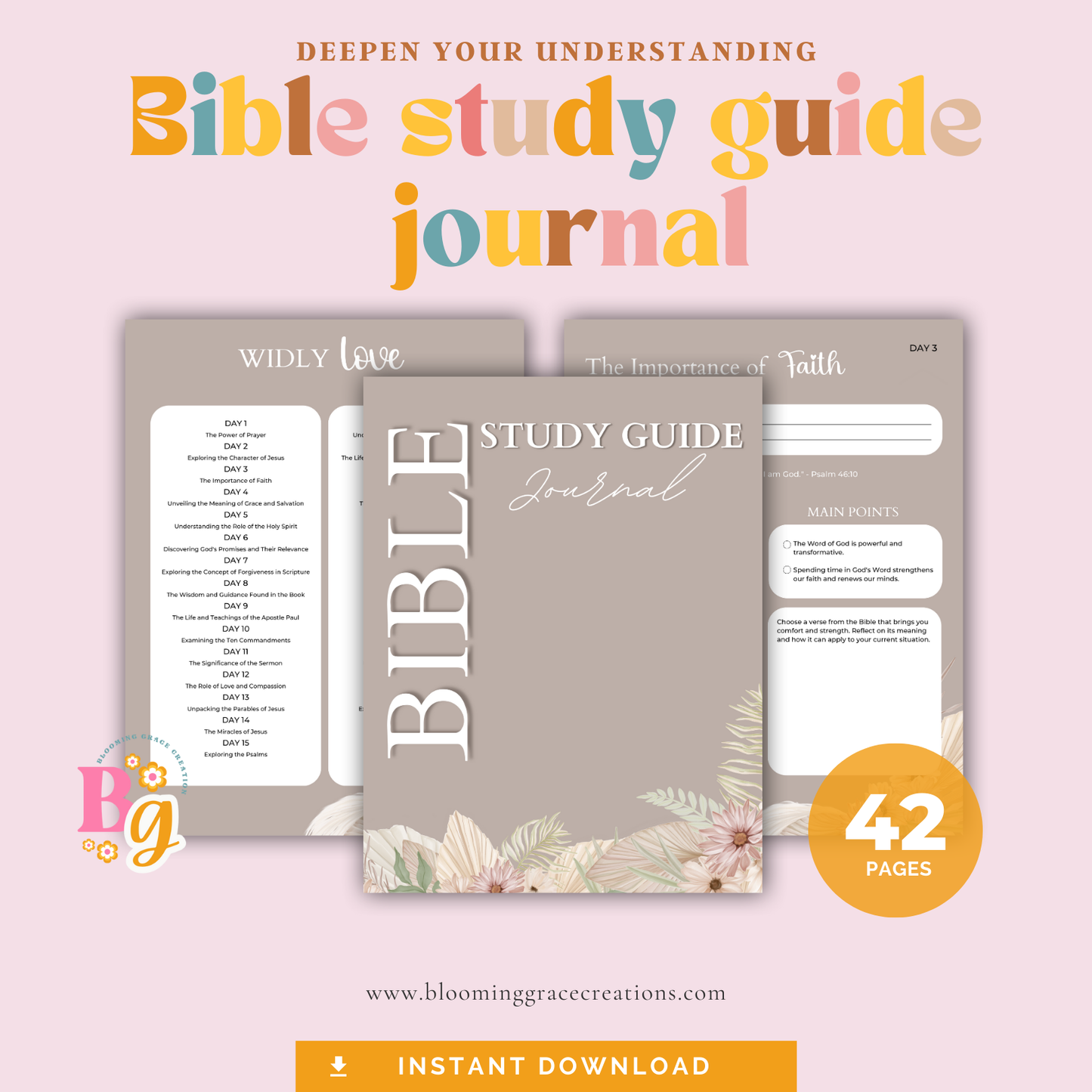 Digital Bible study journal