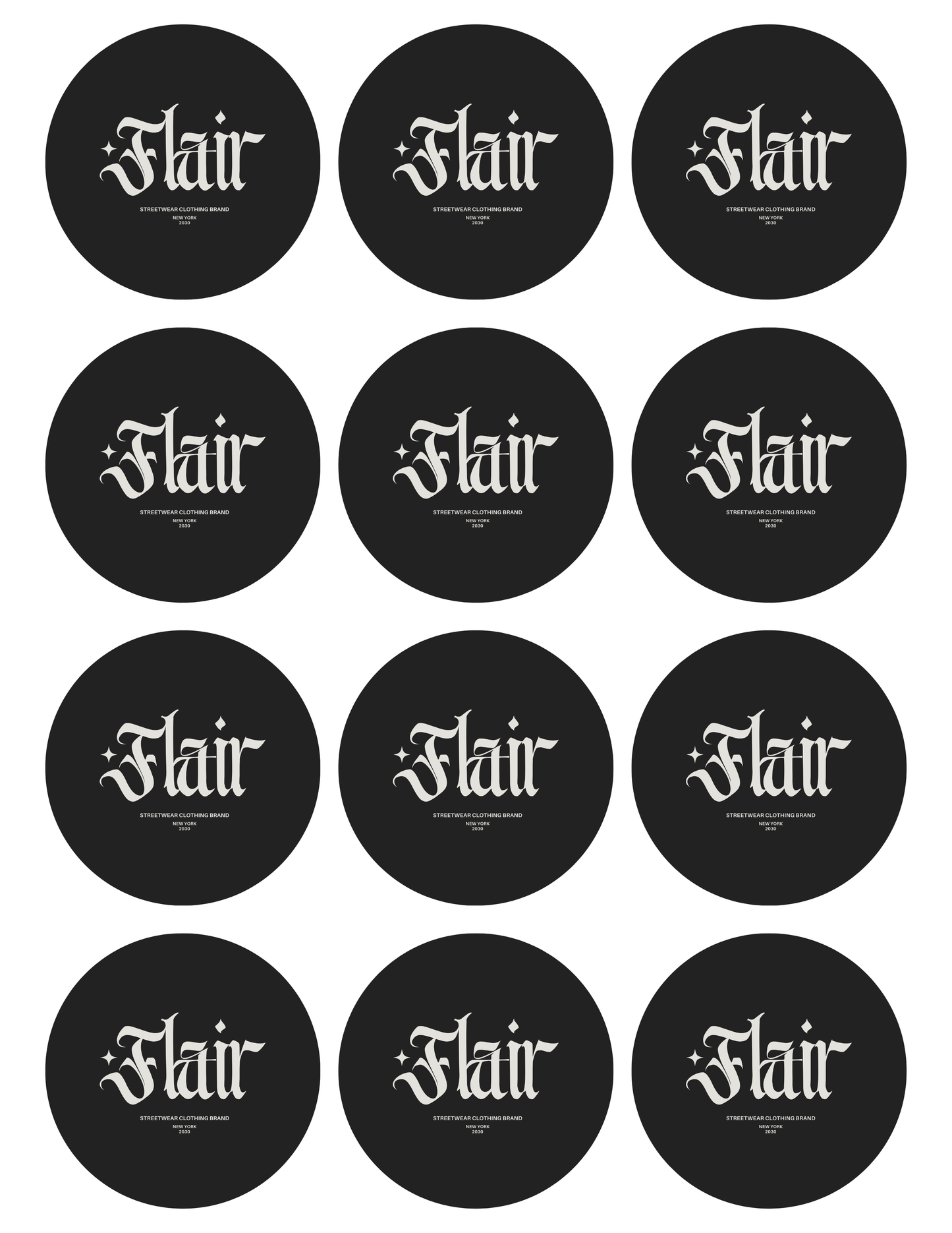 Custom Business Logo Sticker Pack
