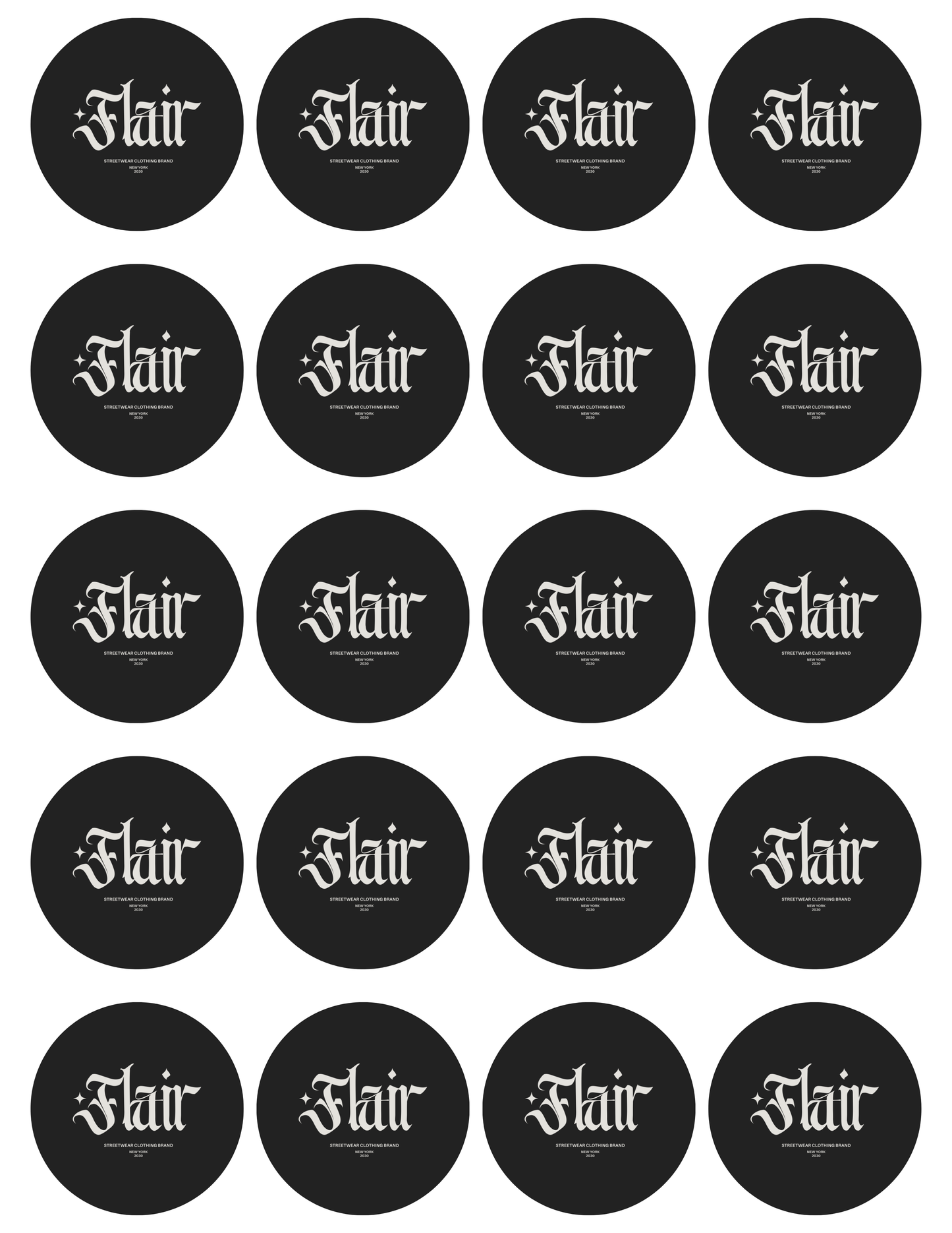 Custom Business Logo Sticker Pack