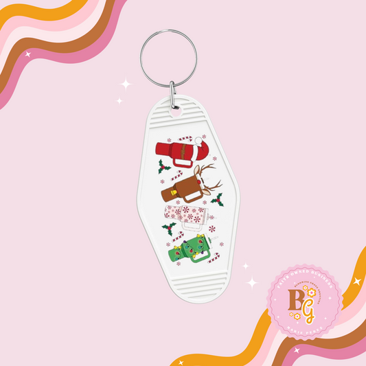 Christmas Stanley design Motel keychain