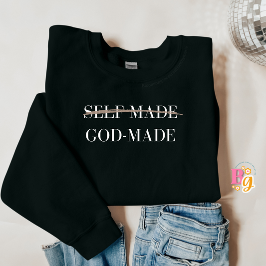 "God made" Crewneck Sweatshirt