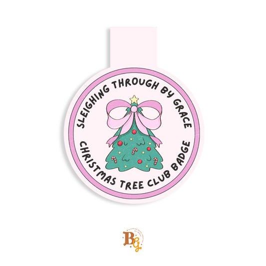 Sleighing Through By Grace Magnetic Bookmark