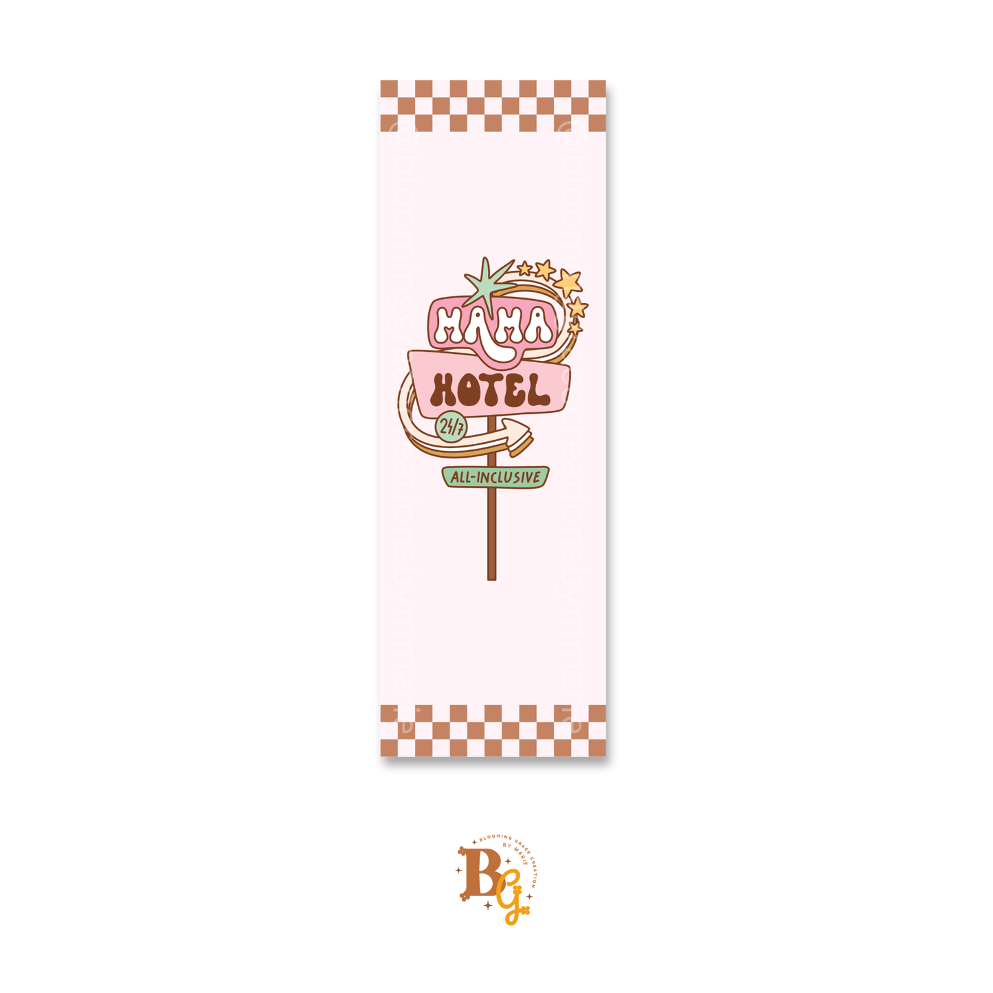 Retro Motel “Mama Hotel” Bookmark